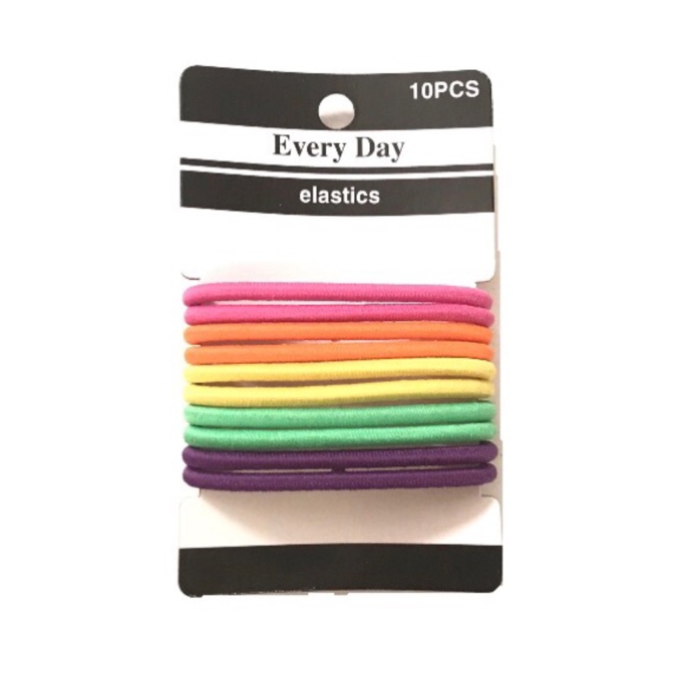 Vibrant Colored Hair Ties • 10 Piece  NWT